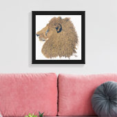 Toile leo le lion (Insitu(Salon))