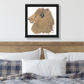 Toile leo le lion (Insitu(Chambre))