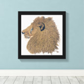 Toile leo le lion (Insitu (Plancher de Bois))