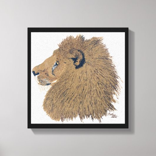 Toile leo, roi de la jungle (Recto)