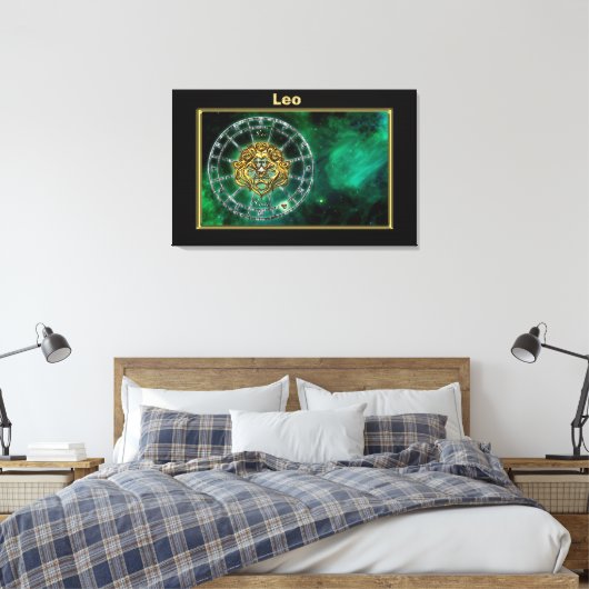 Toile Leo Zodiac Astrologie (Insitu(Chambre))