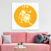 Toile Leo, Zodiac Sign, Horoscope, Astrology (Insitu(Salon))