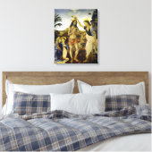 Toile Léonard de Vinci Le baptême du Christ (Insitu(Chambre))