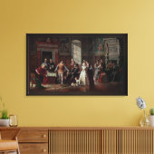 Toile Leonardo da Cutro et Ruy Lopez jouent aux échecs (Insitu(Salon))