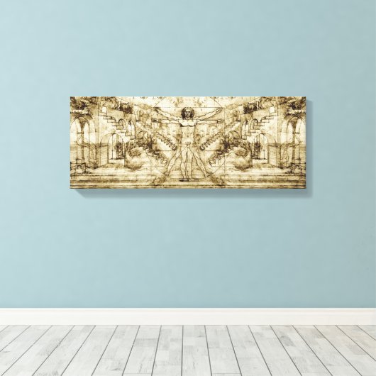 Toile Leonardo Da Vinci (Insitu (Plancher de Bois))