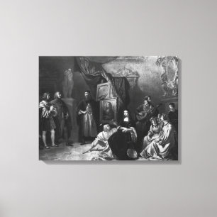 Toile Leonardo da Vinci peignant le Gioconda