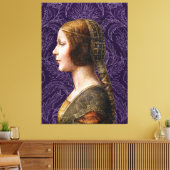 Toile Leonardo da Vinci Portrait La Bella Principessa (Insitu(Salon))