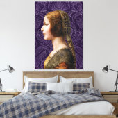 Toile Leonardo da Vinci Portrait La Bella Principessa (Insitu(Chambre))