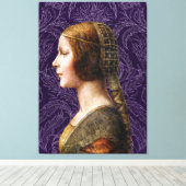 Toile Leonardo da Vinci Portrait La Bella Principessa (Insitu (Plancher de Bois))