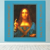 Toile LEONARDO DA VINCI SALVATOR MUNDI Art (Insitu (Plancher de Bois))