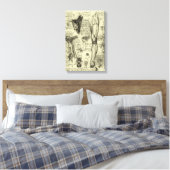 Toile Leonardo da Vinci Vintage Anatomie humaine Larynx  (Insitu(Chambre))