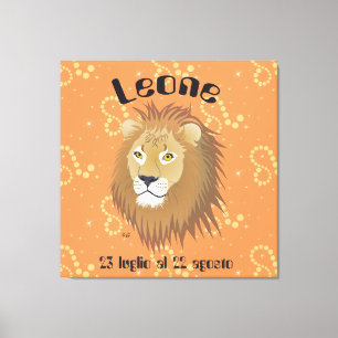 Toile Leone 23 luglio al 22 agosto Stampa su tela