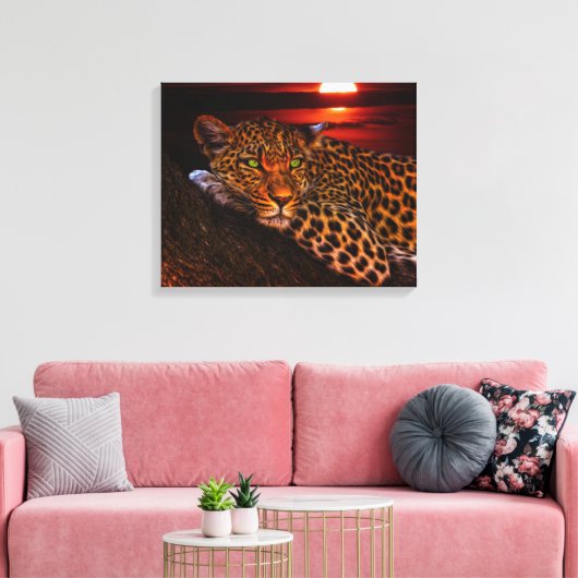 Toile Leopard (Insitu(Salon))