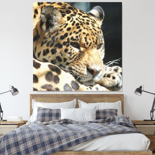 Toile Leopard 004 (Insitu(Chambre))
