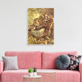 Toile Léopard Cloudé par CE Swan, Animaux Sauvages Vinta (Insitu(Salon))