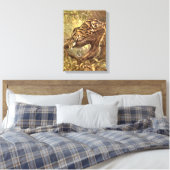 Toile Léopard Cloudé par CE Swan, Animaux Sauvages Vinta (Insitu(Chambre))