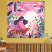 Toile Léopard de la Journée internationale de la femme (Insitu(Salon))