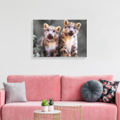 Toile Léopard de neige CUB (Insitu(Salon))