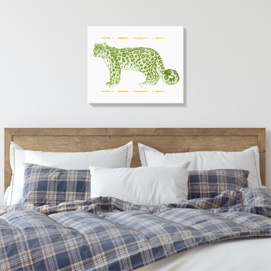 Toile léopard des neiges (Insitu(Chambre))