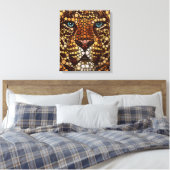 Toile Leopard fait de cercles (Insitu(Chambre))