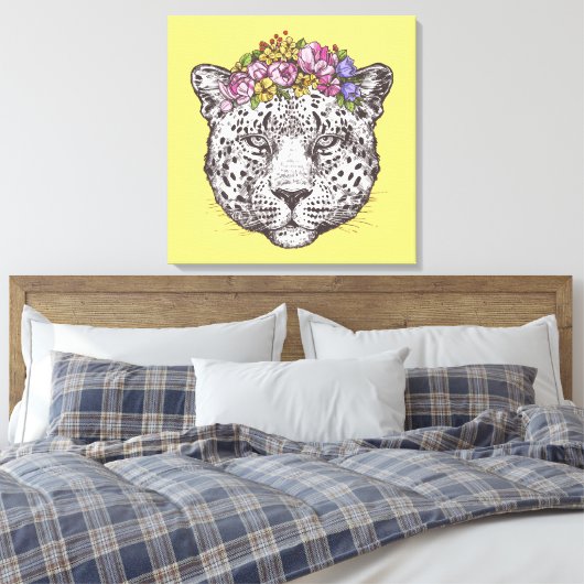 Toile Leopard Hippie Chic (Insitu(Chambre))