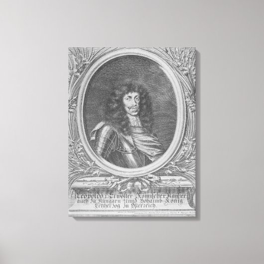 Toile Léopold I, Saint Empereur Romain (Recto)