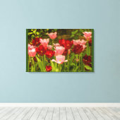 TOILE L'ÉPANOUISSEMENT DES TULIPES DANS UN PARC IMPRIMÉ (Insitu (Plancher de Bois))