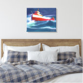 TOILE L'ÉPAVE DE L'EDMUND FITZGERALD (Insitu(Chambre))