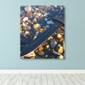 Toile L'épée noire en eau douce (Insitu (Plancher de Bois))