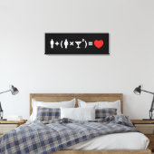 Toile L'équation de l'amour pour les femmes (Insitu(Chambre))