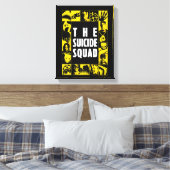 Toile L'équipe du suicide | Blocs d'icônes jaune et noir (Insitu(Chambre))