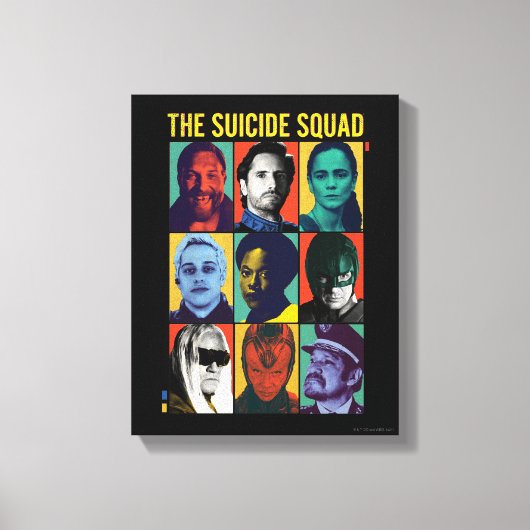 Toile L'équipe du suicide | Grille Rétro Avec Amanda Wal (Recto)