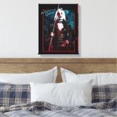 Toile L'équipe du suicide | Harley Quinn & Green Ferns (Insitu(Chambre))