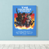 Toile L'équipe du suicide | Poster de cinéma de style ré (Insitu (Plancher de Bois))