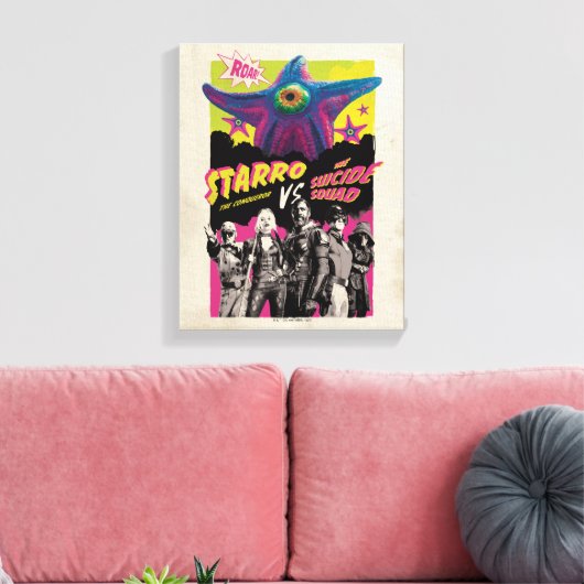 Toile L'équipe du suicide | Starro Vs L'Équipe Suicide (Insitu(Salon))
