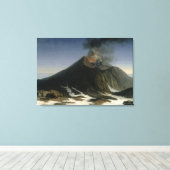 Toile L'éruption de l'Etna (Insitu (Plancher de Bois))