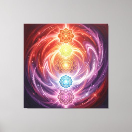 Toile Les 7 Chakras´10 (Recto)