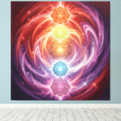 Toile Les 7 Chakras´10 (Insitu (Plancher de Bois))