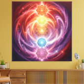 Toile Les 7 Chakras´10 (Insitu(Salon))