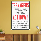 Toile Les adolescents, fatigués d'être harcelés ? Agis m (Insitu(Salon))