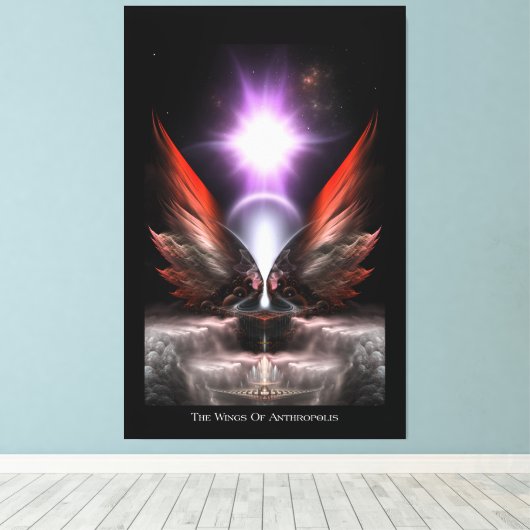 Toile Les ailes d'Anthropolis HC Canvas Imprimer (Insitu (Plancher de Bois))