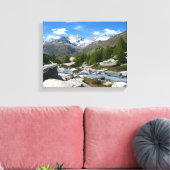 Toile Les Alpes du Valais (Insitu(Salon))