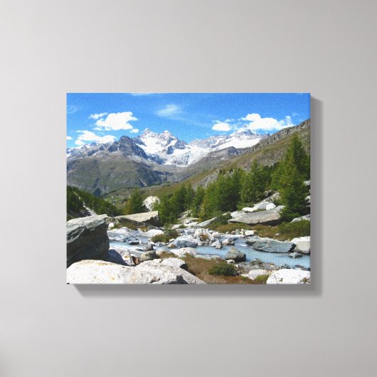 Toile Les Alpes du Valais (Recto)