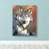 Toile Les amateurs de loups gris (Insitu (Plancher de Bois))