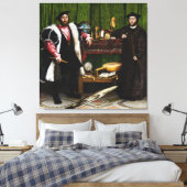 Toile Les Ambassadeurs de Hans Holbein le Jeune (Insitu(Chambre))