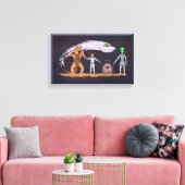 Toile Les Amis Peu Importe Les Différences (Insitu(Salon))
