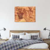 Toile "Les Anciens", Sego Canyon Utah (Insitu(Chambre))