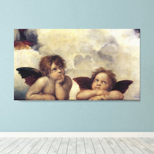 Toile Les anges de Raphaël (Insitu (Plancher de Bois))