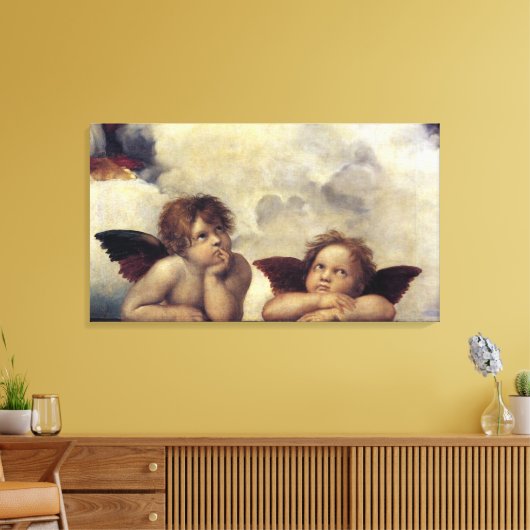 Toile Les anges de Raphaël (Insitu(Salon))