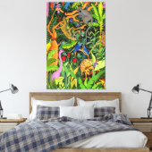 Toile Les animaux de la forêt lunaire (Insitu(Chambre))